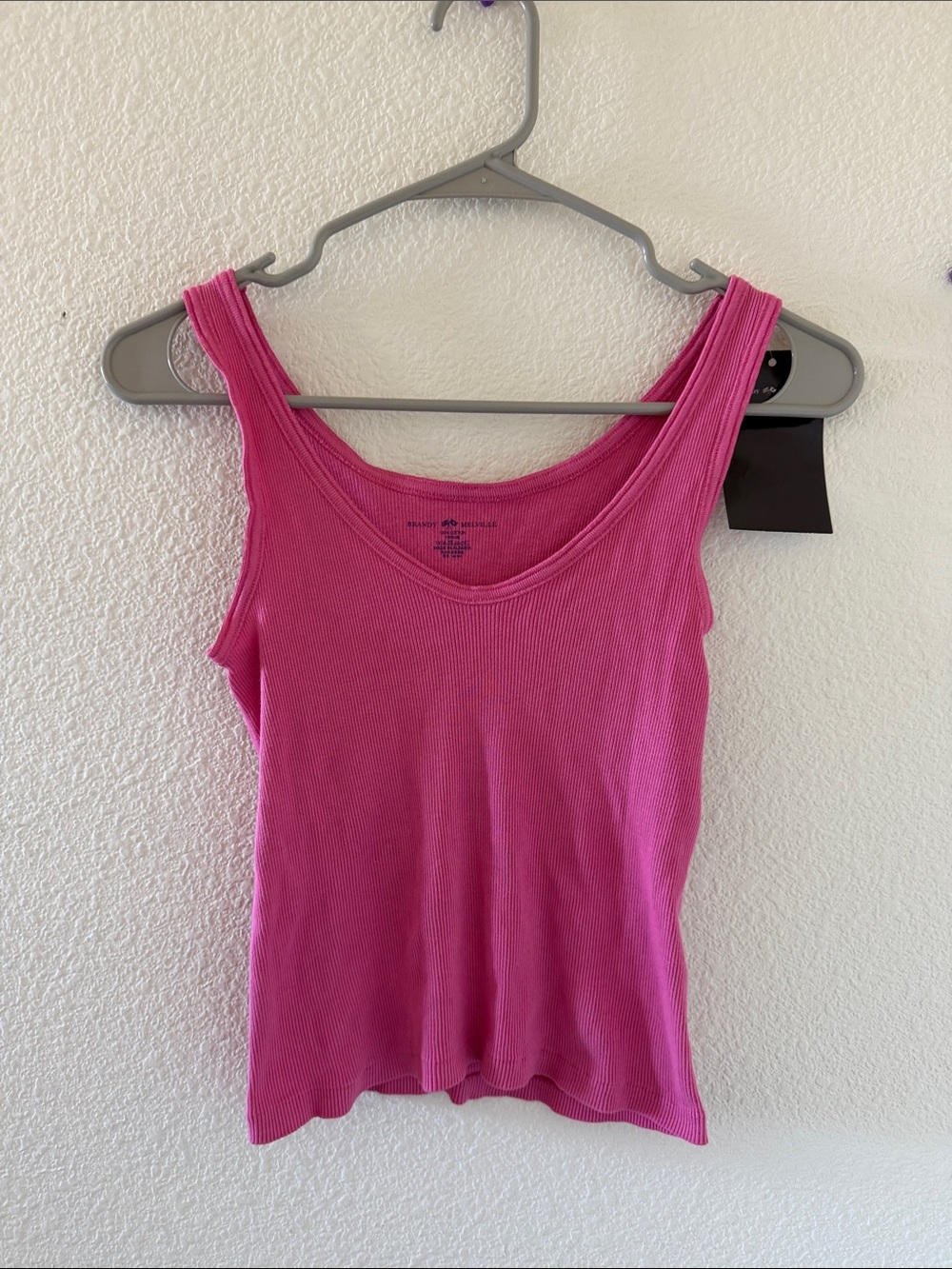 Brandy melville fuchsia pink Sheena tank top